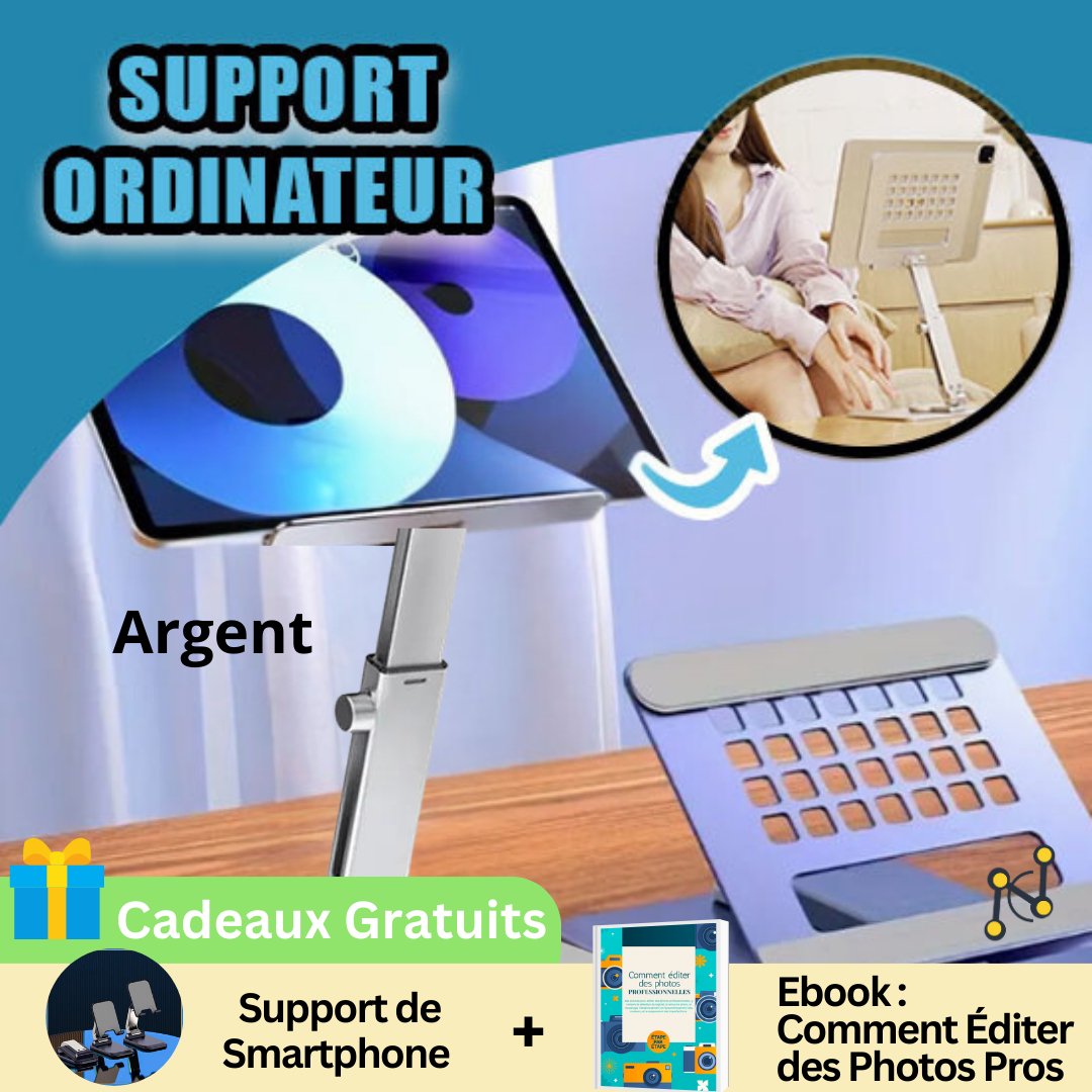 ErgoTab 360™ | Support de Tablette Rotatif - Nukitec.com